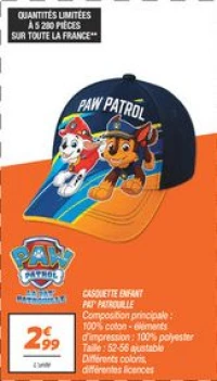 Casquette enfant 