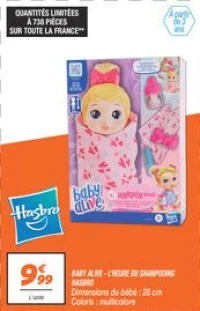 Baby alive - l’heure du shampooing 