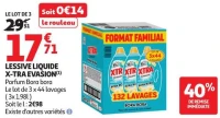 Lessive liquide X-TRA Evasion Parfum Bora bora