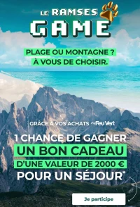 Ramsès Game - Bon cadeau d'une valeur de 2000 € pour un séjour