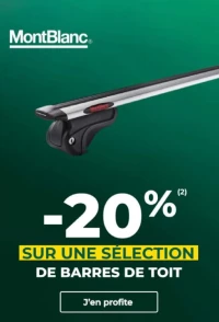-20€ sur les barres de toit Mont Blanc