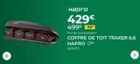 Coffre de toit Traxer 6.6 Hapro
