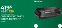 Coffre d'attelage Boxer Hapro