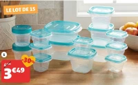 15 Boîtes alimentaires