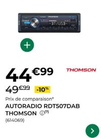 Autoradio RDT507DAB Thomson