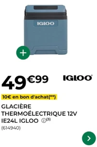 Glacière Thermoélectrique 12V IE24L Igloo