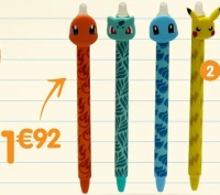 Stylo POKÉMON avec topper