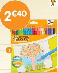 Crayons de couleur x24 BIC