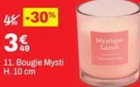 Bougie Mysti H. 10 cm