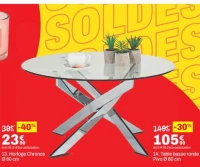 Table basse ronde Pivo Ø 80 cm