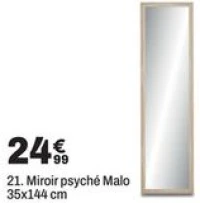 Miroir psyché Malo 35x144 cm