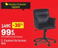 Fauteuil de bureau Will