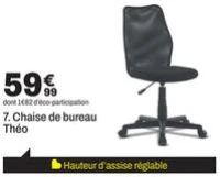 Chaise de bureau Théo