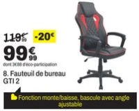 Fauteuil de bureau GTI 2