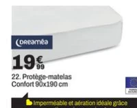 Dreamea Protège-matelas Confort 90x190 cm