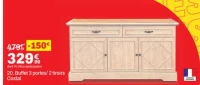 20. Buffet 3 portes/ 2 tiroirs Costal