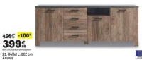 21. Buffet L. 222 cm Anvers