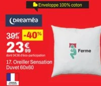 Dreamea Oreiller Sensation Duvet 60x60