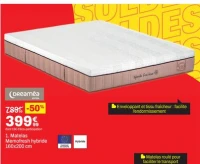 Matelas Memofresh hybride 160x200 cm