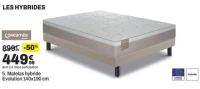 Matelas hybride Evolution 140x190 cm