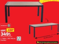 Table L.160/240 cm Camden