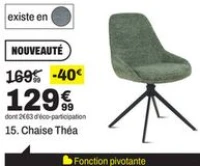15. Chaise Théa