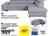 Promo Canapé d'angle convertible Olympe