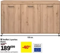 Buffet 3 portes Mano