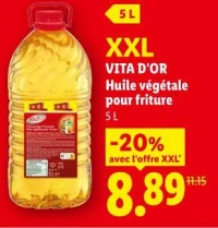 Vita D'Or Huile végétale pour friture XXL