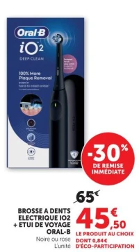 Brosse à dents électrique iO2 + étui de voyage Oral-B