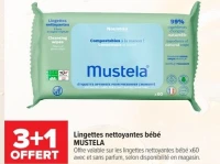 Lingettes nettoyantes bébé MUSTELA