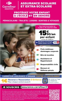 Carrefour Assurance Scolaire et Extra-Scolaire