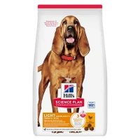 Hill's Science Plan croquettes pour chien, Light, Medium Mature Adult, au poulet 14 kg