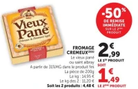 Vieux Pané Fromage Crémeux