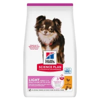 Hill's Science Plan Croquettes pour chien, Light, Small & Mini Adult, au poulet 6 kg