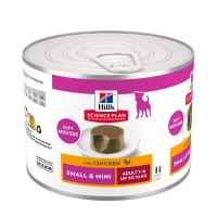 Hill's Science Plan alimentation humide pour chien, Small & Mini Adult, mousse au poulet Avec du poulet 12x200 g