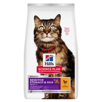 Hill's Croquettes pour chat Science Plan, adulte, Sensitive Stomach & Skin, au poulet 7 kg