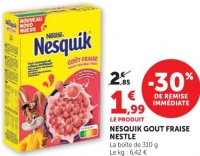 NESQUIK GOUT FRAISE NESTLE