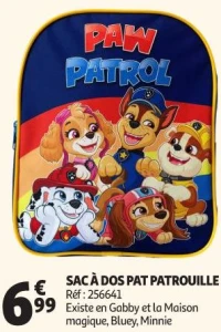 SAC À DOS PAT PATROUILLE