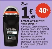 DEODORANT BILLE "MEN EXPERT"