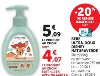 Bébé ultra-doux Disney Naturaverde