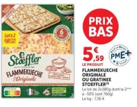 Flammekueche Originale ou Gratinee Stoeffler