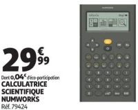CALCULATRICE SCIENTIFIQUE NUMWORKS