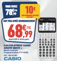 Calculatrice Casio Graph Math +