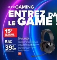 Casque gaming JBL JBLQ350WLBLK