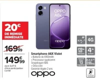 Smartphone A6X Violet