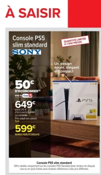 Console PS5 slim standard SONY