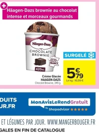 Crème Glacée HAAGEN-DAZS
