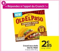 Crousti taco shells OLD EL PASO