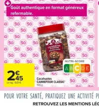 Cacahuetes CARREFOUR CLASSIC' 400 g
